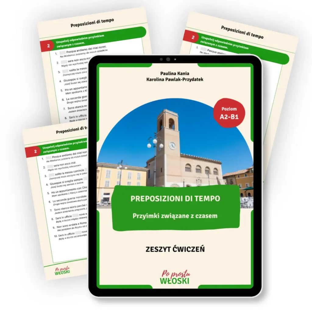 Preposizioni di tempo - zeszyt ćwiczeń